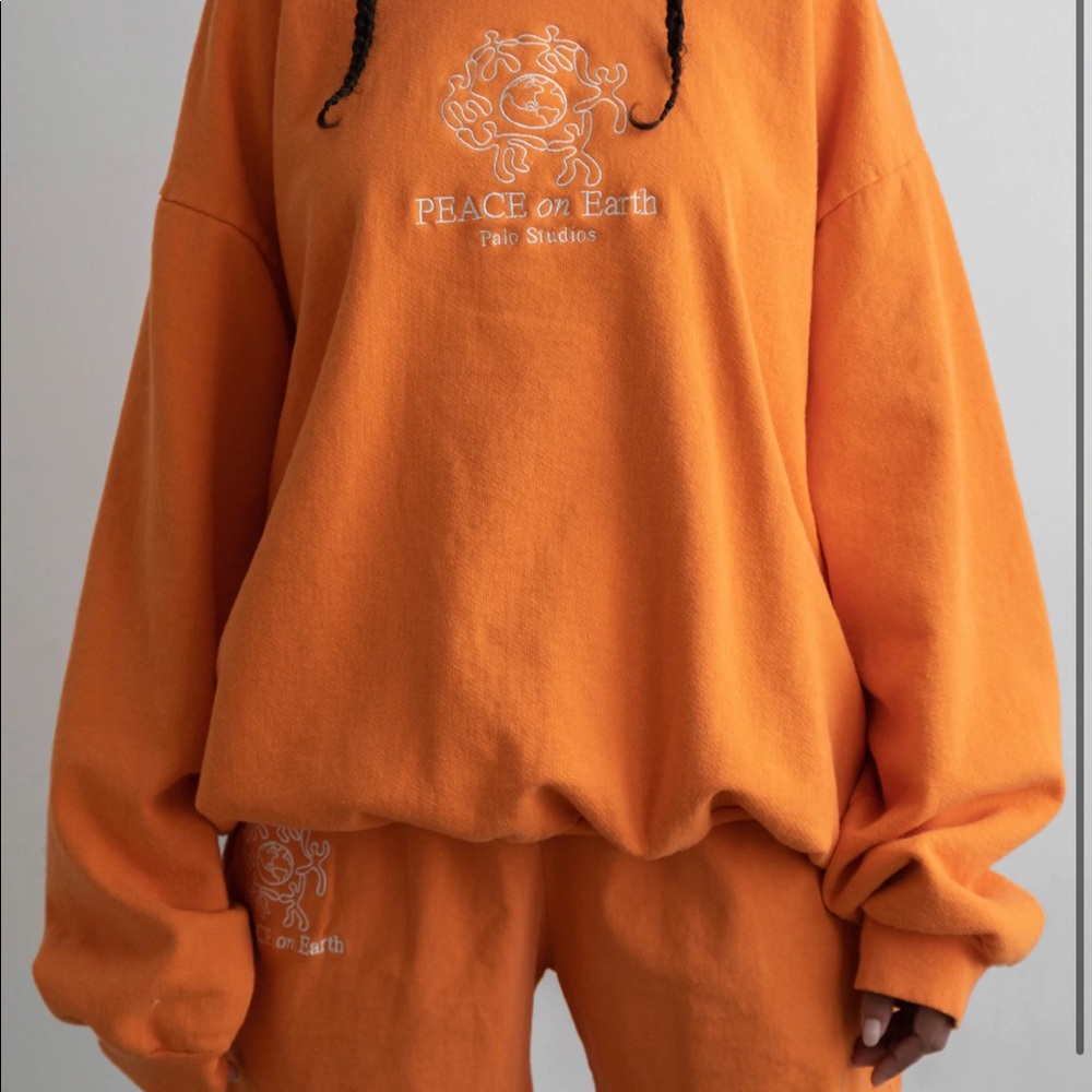 BRAND NEW palo santo studios crew in orange